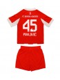 Bayern Munich Aleksandar Pavlovic #45 Replika Hemmakläder Barn 2025-26 Kortärmad (+ byxor)